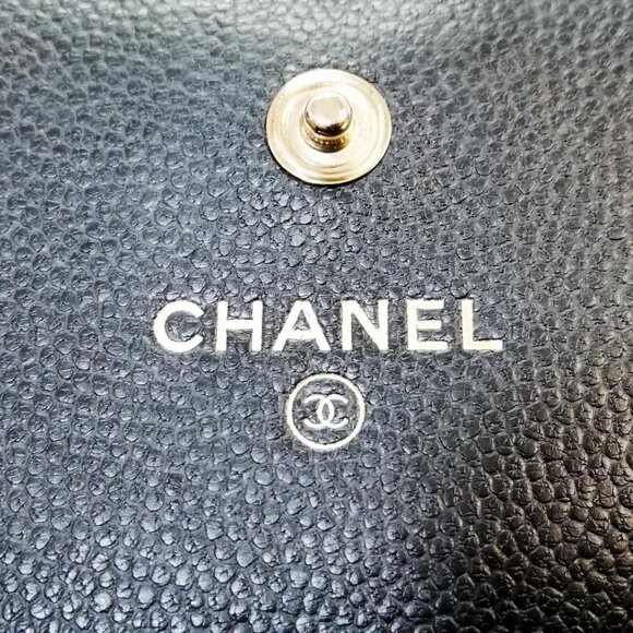 CHANEL Boy CC Flap Wallet Caviar Leather Chain Shoulder Crossbody Bag - Picture 5 of 5